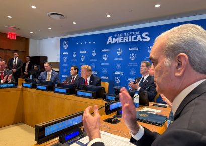 Presidente Abinader participa en encuentro del Escudo de las Américas encabezado por Trump