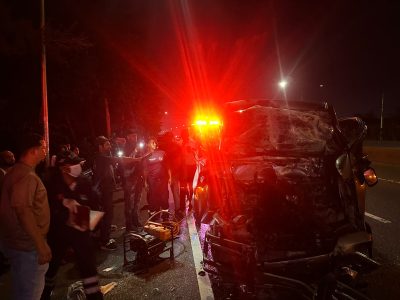 Accidente en Las Américas deja cuatro heridos
