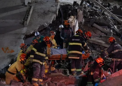 Sube a seis la cifra de muertos tras el colapso de un edificio en construcción en Brasil