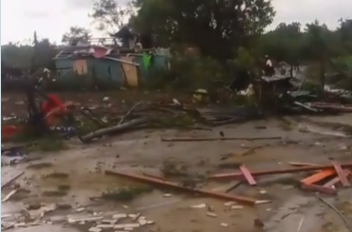 Tornado afecta viviendas y cultivos en Los Botados, Las Matas de Farfán