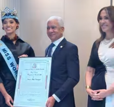 Senado reconoce a Joheirry Mola, Miss Mundo 2026