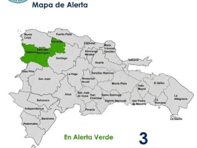 COE mantiene alerta verde en tres provincias por onda tropical