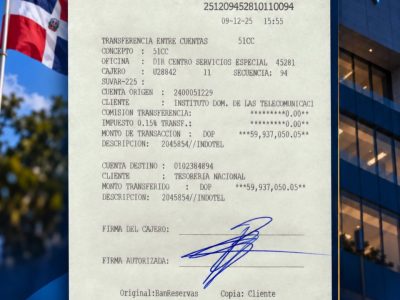 Guido Gómez Mazara publica transferencia de RD$59.9 millones para fortalecer sistema de alertas del 9-1-1