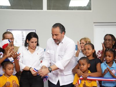 Raquel Arbaje inaugura polideportivo en Hogar Escuela Pituca Flores