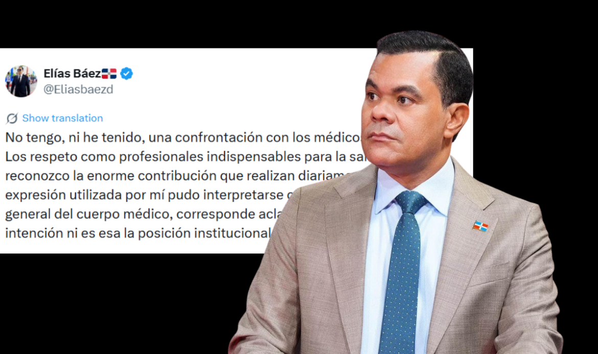 Elías Báez: «Respeto al cuerpo médico, cero tolerancia a prácticas indebidas»