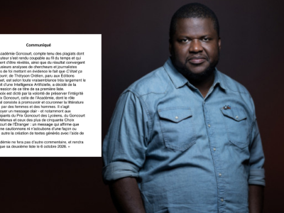 Haitiano-canadiense acusado de plagio con IA en el premio Goncourt