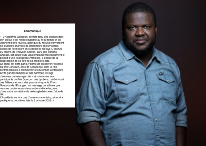 Haitiano-canadiense acusado de plagio con IA en el premio Goncourt