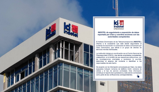INDOTEL da seguimiento a exposición de datos reportada por Claro