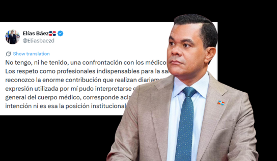 Elías Báez: «Respeto al cuerpo médico, cero tolerancia a prácticas indebidas»