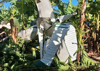 Piloto de avioneta agrícola resulta herido en Montecristi