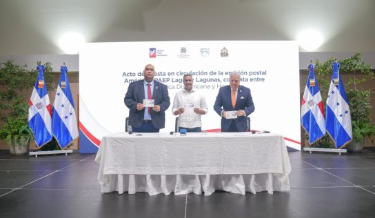 RD y Honduras celebran 102 años de relaciones con emisión postal conjunta