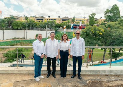 Popular y ADN supervisan los avances del remozamiento del parque José Núñez de Cáceres