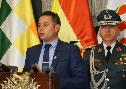 Vicepresidente boliviano denuncia a primera dama y consultor argentino por presuntas influencias