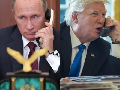 Durante conversación telefónica, Trump insta a Putin a poner fin a la guerra