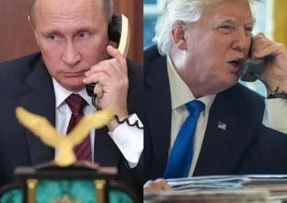 Durante conversación telefónica, Trump insta a Putin a poner fin a la guerra