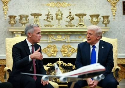 Mark Carney revela que Trump bromeó con que podrían dispararle si entraba a la Casa Blanca