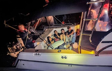 Interceptan embarcación con 22 indocumentados frente a Florida