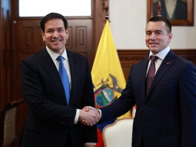 Marco Rubio llega a Ecuador en medio de ofensiva de EE.UU. contra el narcotráfico