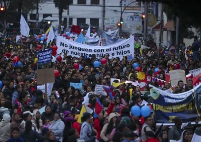 Organizaciones sociales convocan protestas contra el Gobierno de Daniel Noboa en Ecuador