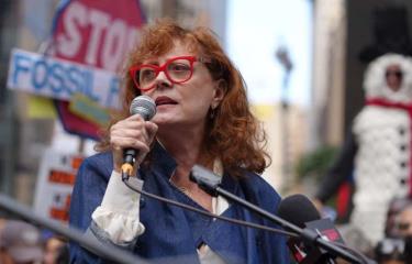 Susan Sarandon detenida en protesta contra Netanyahu en Nueva York