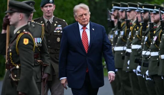 Trump respalda una eventual reunificación de Irlanda