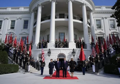 Trump da la bienvenida a Xi Jinping en su regreso a la Casa Blanca después de diez años