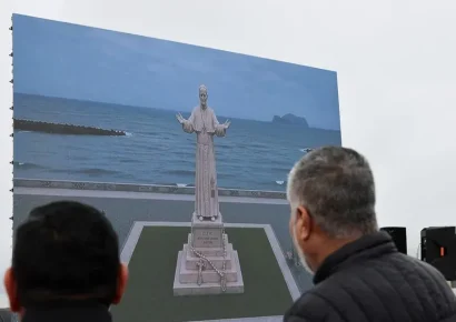 El papa León XIV tendrá en Perú una estatua de 14 metros, la más grande del mundo dedicada a su figura