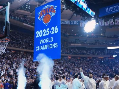 Knicks celebran campeonato con izada de estandartes en el Madison Square Garden