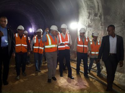 Abinader supervisa avance del túnel pluvial de la avenida Luperón para reducir inundaciones