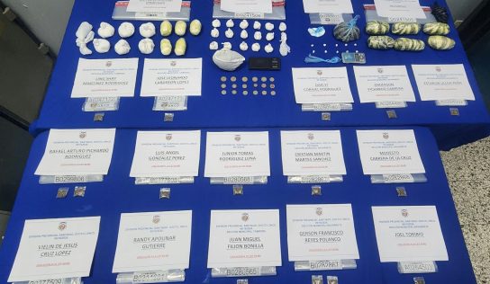 DNCD y Policía Nacional incautan más de 15 mil gramos de drogas y arrestan a 59 personas en Santiago