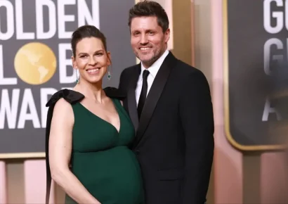 Hilary Swank anuncia embarazo de su tercer hijo
