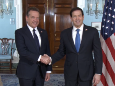 Marco Rubio se reúne con Víctor Bisonó en el Departamento de Estado