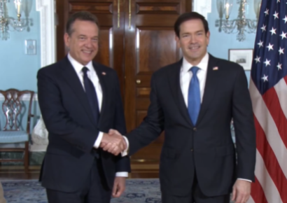 Marco Rubio se reúne con Víctor Bisonó en el Departamento de Estado
