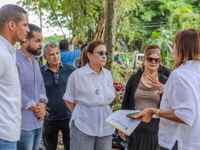 Carolina Mejía supervisa obras de parques y espacios públicos en la capital