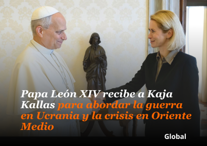 Papa León XIV recibe a Kaja Kallas para abordar la guerra en Ucrania y la crisis en Oriente Medio