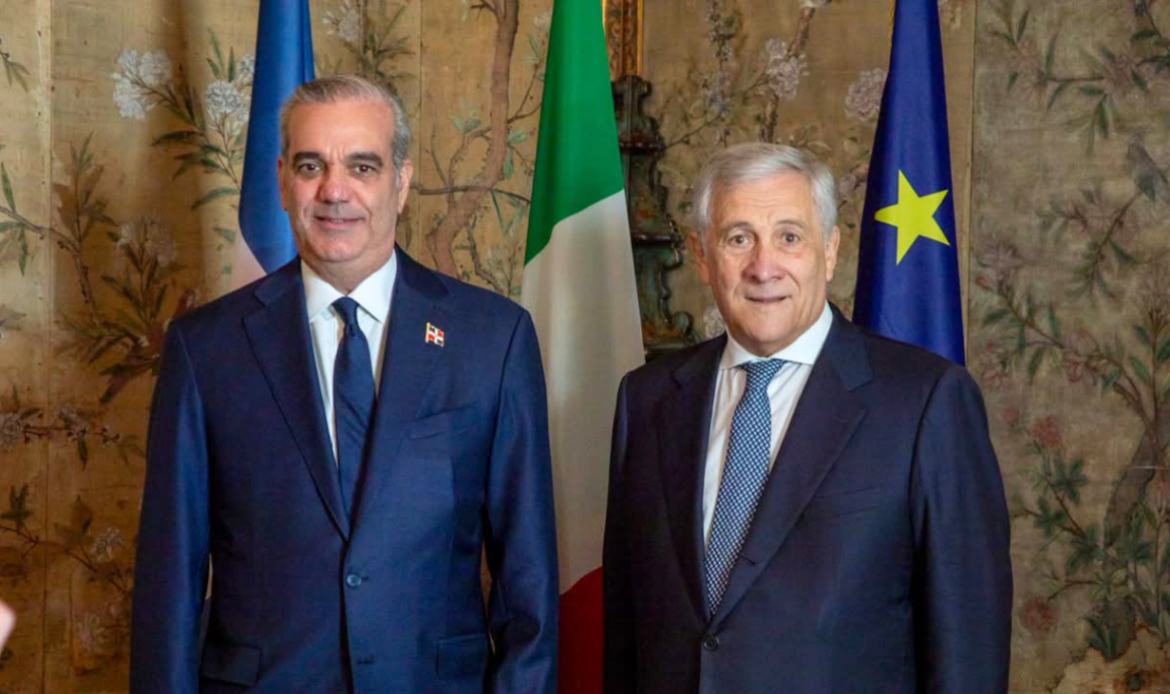Presidente Abinader y canciller italiano acuerdan fortalecer el comercio, las inversiones y la seguridad entre República Dominicana e Italia