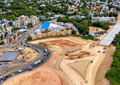 MOPC avanza en viaducto, puente y túnel de la avenida República de Colombia