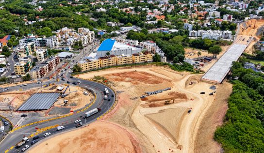 MOPC avanza en viaducto, puente y túnel de la avenida República de Colombia