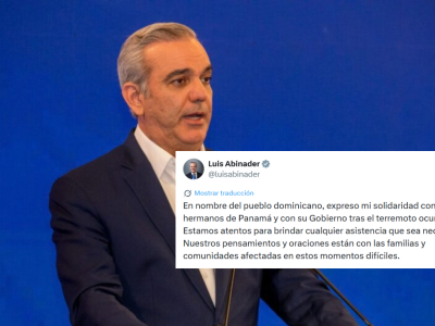 Abinader expresa solidaridad y ofrece asistencia a Panamá tras sismo