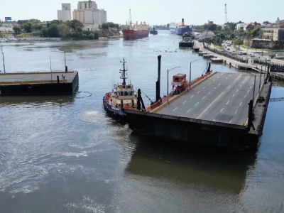Puente Flotante será cerrado este sábado durante dos horas por paso de embarcaciones