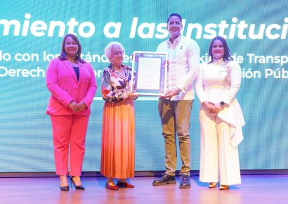 Proindustria recibe por segundo año consecutivo reconocimiento de la DIGEIG por su transparencia y acceso a la información pública
