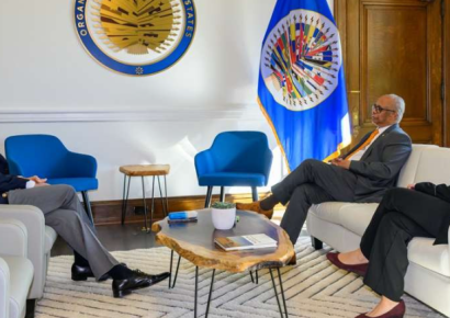 Albert Ramdin y Roberto Álvarez abordan en Washington situación de Nicaragua y desafíos democráticos en la región