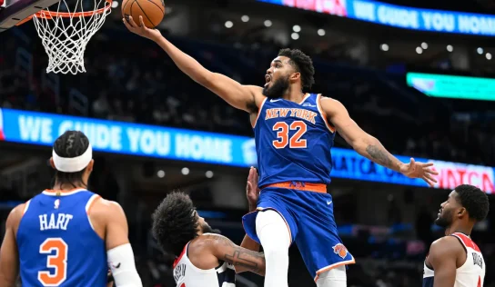 Karl-Anthony Towns brilla con 22 puntos, pero Knicks caen ante los 76ers de LeBron