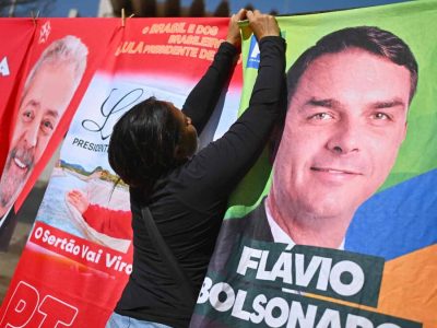 Lula y Flávio Bolsonaro ejercen el voto en jornada decisiva
