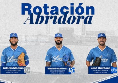 Licey anuncia sus abridores para los primeros tres juegos